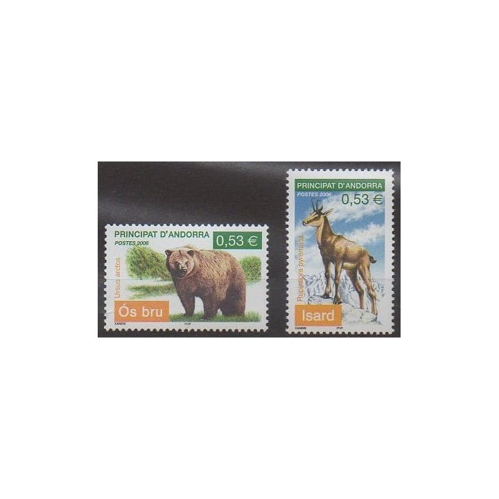Acheter cette série de timbres d'Andorre français de l'année 2006 (No 620/621).
