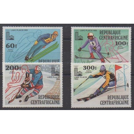 Central African Republic - 1979 - Nb PA208/PA211 - Winter Olympics