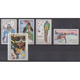 Buy these stamps of Republic of Congo of the year 1979 (Nb PA259/PA263).