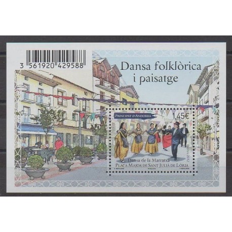 French Andorra - 2012 - Nb F727 - Folklore