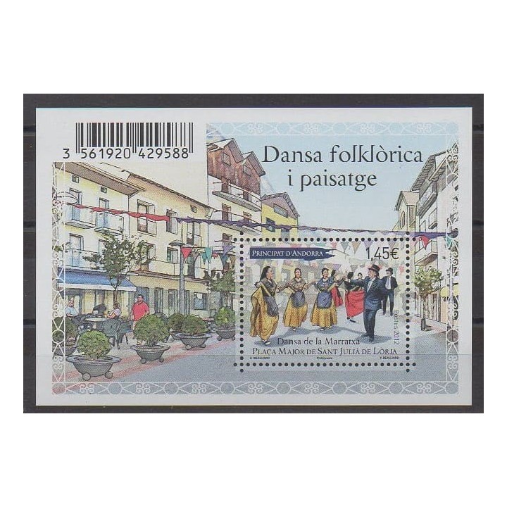 Acheter ce feuillet d'Andorre français de l'année 2012 (No F727).