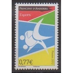 French Andorra - 2012 - Nb 726 - Various sports
