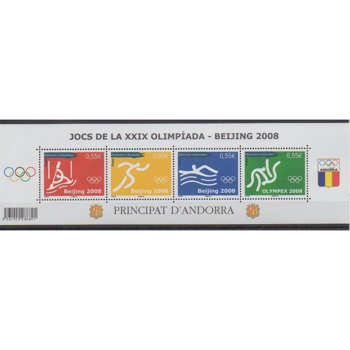 Buy this set of stamps of French Andorra of the year 2008 (Nb 658/661).