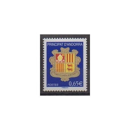 French Andorra - 2008 - Nb 651 - Coats of arms