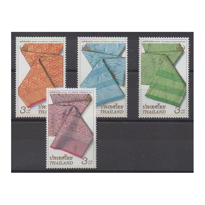 Buy this set of stamps of Thailand of the year 2004 (Nb 2102/2105).