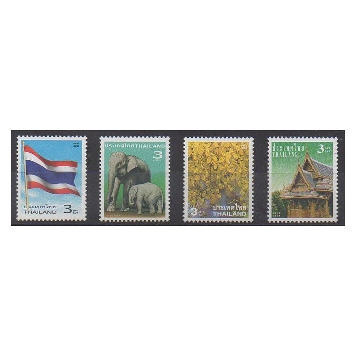 Buy this set of stamps of Thailand of the year 2003 (Nb 2083/2086).
