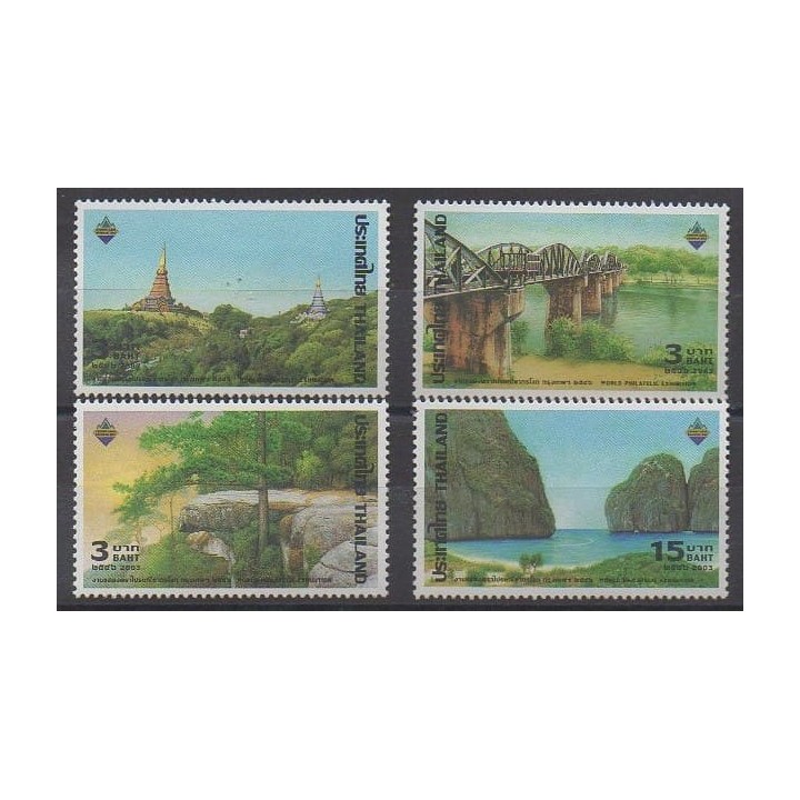 Buy this set of stamps of Thailand of the year 2003 (Nb 2042/2045).