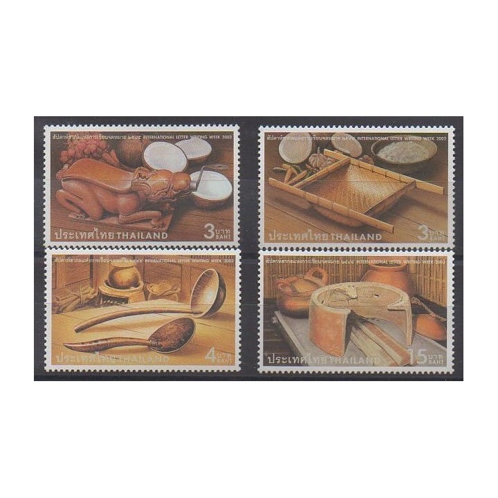 Buy this set of stamps of Thailand of the year 2002 (Nb 2010/2013).