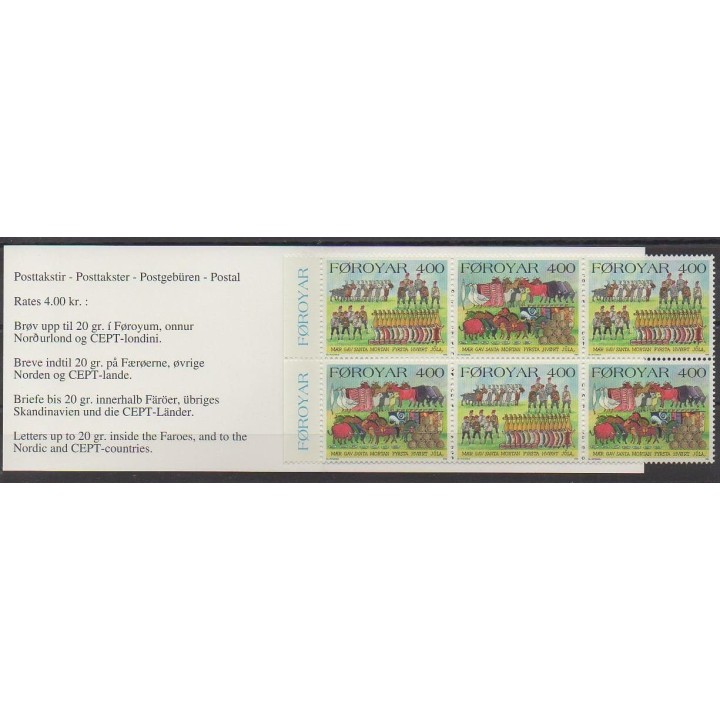 Acheter ce carnet des îles Féroé de l'année 1994 (No C266).