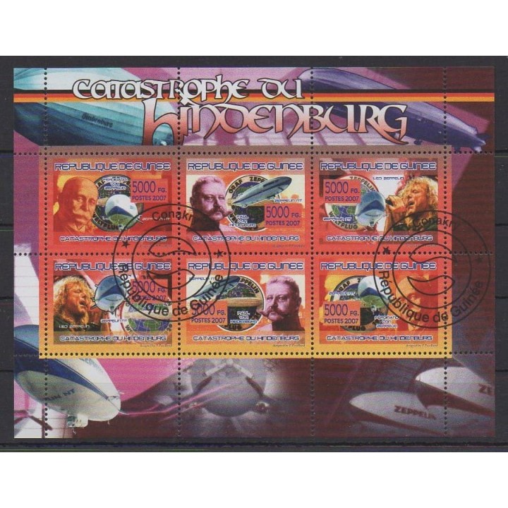 Acheter cette série de timbres de Guinée de l'année 2007 (No 3197/3202). - Oblitéré