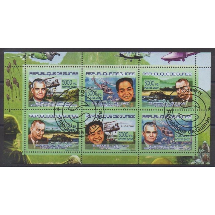 Acheter cette série de timbres de Guinée de l'année 2007 (No 3173/3178). - Oblitéré