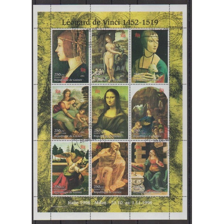 Buy these stamps of Guinea of the year 1998 (Nb 1333/1341). - Used