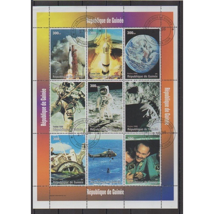 Acheter cette série de timbres de Guinée de l'année 1998 (No 1315/1323). - Oblitéré