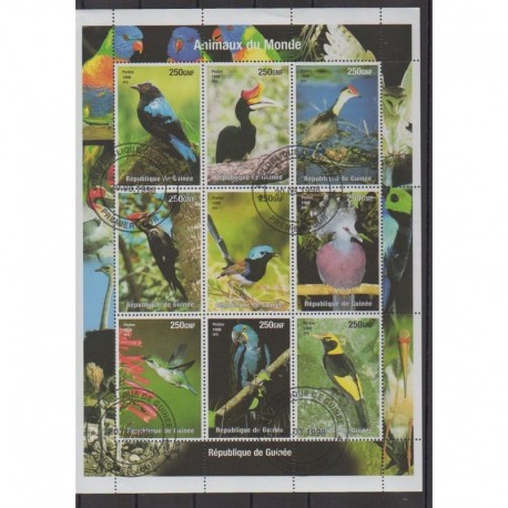 Guinea - 1998 - Nb 1473/1481 - Birds - Used