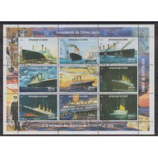 Acheter cette série de timbres de Guinée de l'année 1998 (No 1412/1420). - Oblitéré