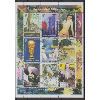 Acheter cette série de timbres de Guinée de l'année 1998 (No 1431/1439). - Oblitéré