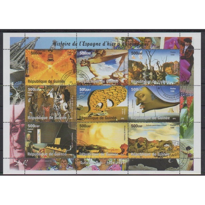 Buy this set of stamps of Guinea of the year 1998 (Nb 1482/1490). - Used
