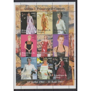 Acheter cette série de timbres de Guinée de l'année 1998 (No 1222/1230). - Oblitéré