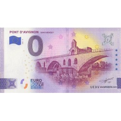 Billet souvenir - 84 - Pont d'Avignon - 2024-12