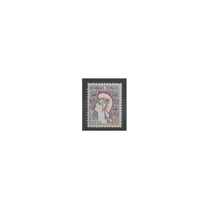 stamp - France - Varieties - 1961 - Nb 1282a