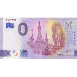Euro banknote memory - 65 - Lourdes - 2024-5