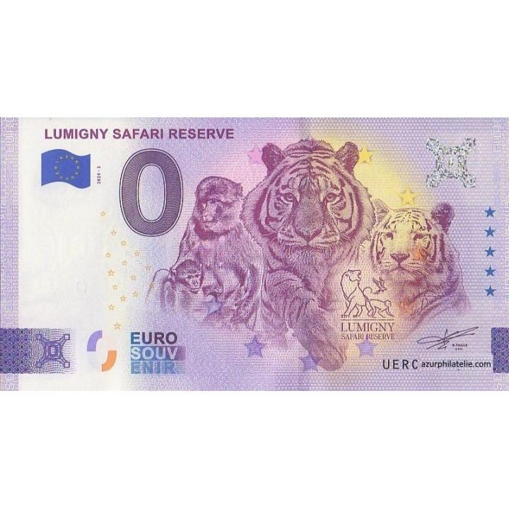 Billet souvenir touristique - 2024-3 - Lumigny Safari Reserve - (Seine-et-Marne)