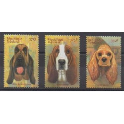 Togo - 2001 - Nb 1869/1871 - Dogs