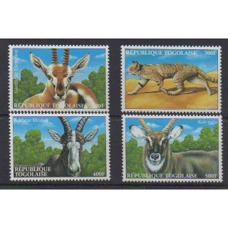 Acheter cette série de timbres du Togo de l'année 2000 (No 1764/1767).