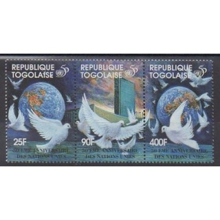 Acheter cette série de timbres du Togo de l'année 1995 (No 1362/1364).