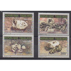 Togo - 1992 - Nb 1317/1320 - Reptils