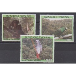Togo - 1991 - No 1311/1313 - Oiseaux