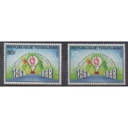 Togo - 1989 - Nb 1265/1266 - Various Historics Themes