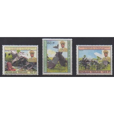 Togo - 1988 - Nb 1235A/1235C - Various Historics Themes