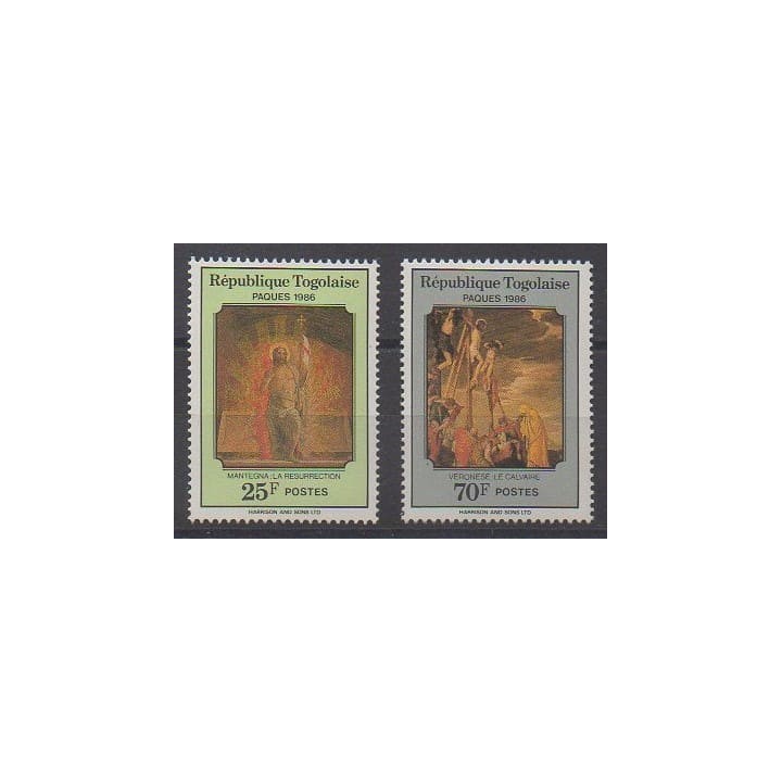 Acheter cette série de timbres du Togo de l'année 1986 (No 1193A/1193B).