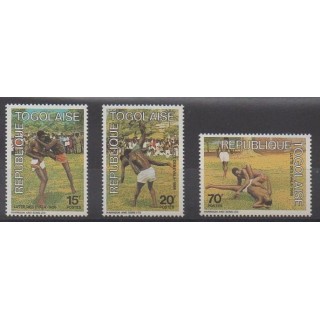 Acheter cette série de timbres du Togo de l'année 1986 (No 1204/1206).