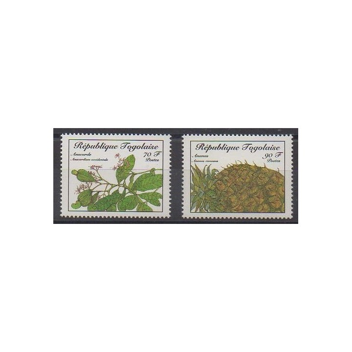 Buy this set of stamps of Togo of the year 1986 (Nb 1194/1195).