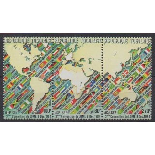 Acheter cette série de timbres du Togo de l'année 1984 (No 1147/1149).
