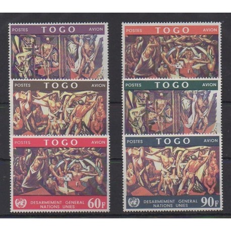 Togo - 1967 - Nb PA75/PA80 - United Nations - Paintings