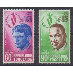 Togo - 1969 - Nb PA105/PA106 - Human Rights
