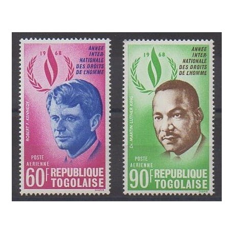 Togo - 1969 - Nb PA105/PA106 - Human Rights