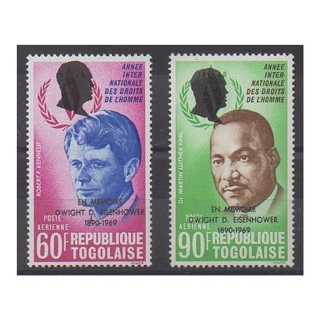 Togo - 1969 - Nb PA113/PA114 - Human Rights