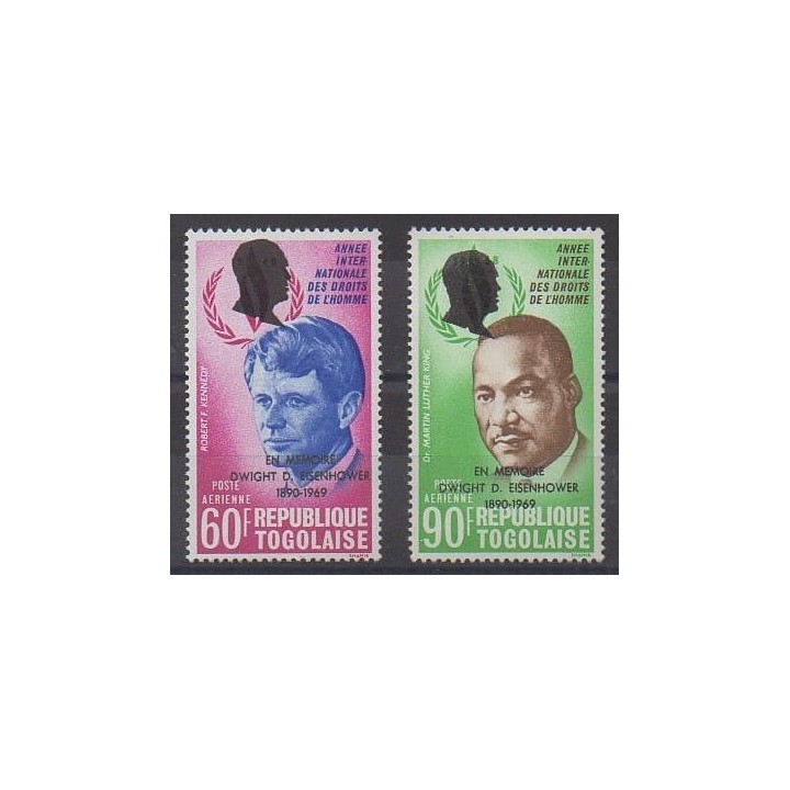 Buy these stamps of Togo of the year 1969 (Nb PA113/PA114).