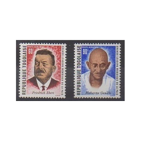 Togo - 1969 - No PA122/PA123 - Célébrités
