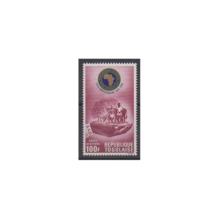 Buy this stamp of Togo of the year 1969 (Nb PA112).