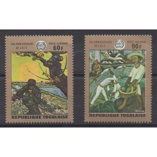 Buy these stamps of Togo of the year 1970 (Nb PA126/PA127).