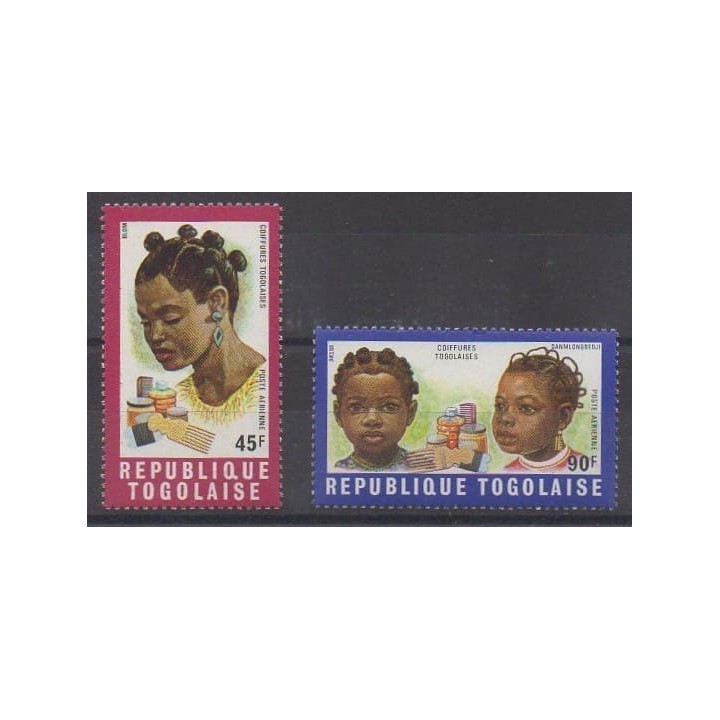 Acheter ces timbres du Togo de l'année 1970 (No PA128/PA129).