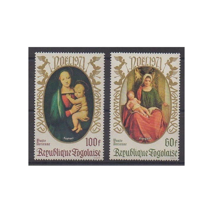 Buy these stamps of Togo of the year 1971 (Nb PA171/PA172).