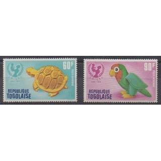Buy these stamps of Togo of the year 1971 (Nb PA168/PA169).
