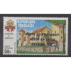 Togo - 1972 - Nb PA177 - Coats of arms - Tourism - Various Historics Themes