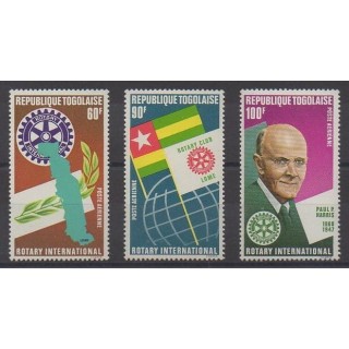 Buy these stamps of Togo of the year 1972 (Nb PA188/PA190).